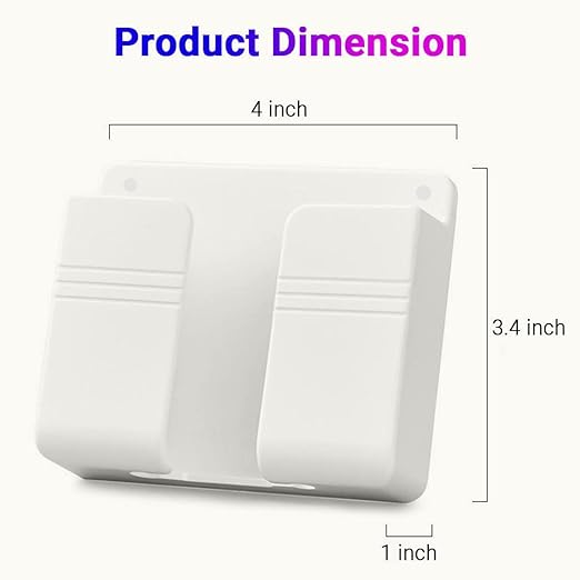 HolderX - Multipurpose phone holder (White, Pack of 4)