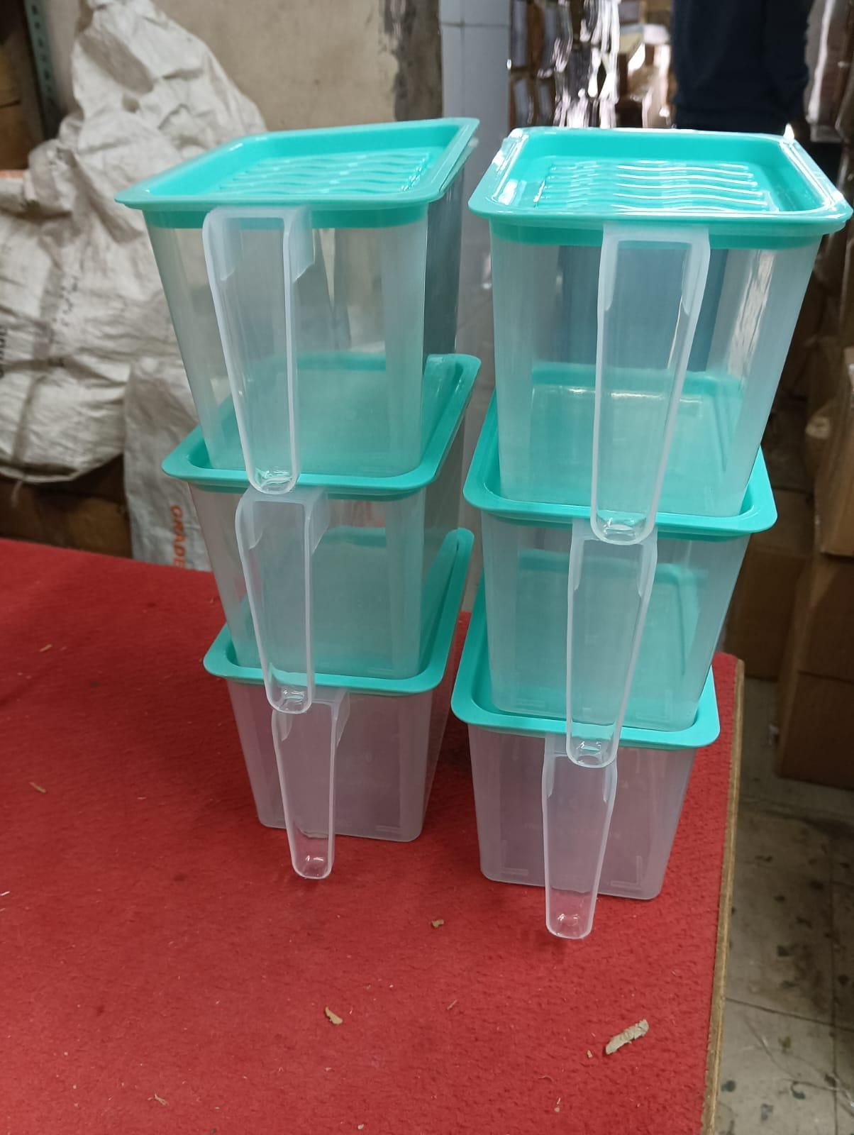 Unbreakable kitchen storage  Basket  (Pack of 6, Blue)